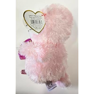 Ty Beanie Boo Whisper the Owl with Heart for Valentines 2026-6