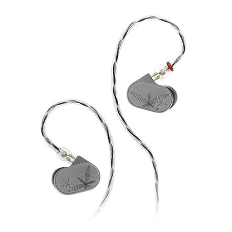 Moondrop LAN II Earphone 4.4mm 3.5mm Plug 0.78mm Interchangeable Cable 10mm Double-Cavity HiFi in-Ear Wired Headphones (LAN II REF)
