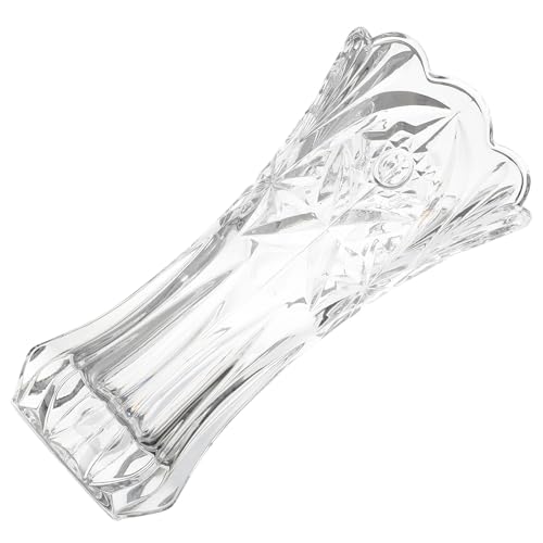 Vase en verre transparent rétro de style classique pour fleurs