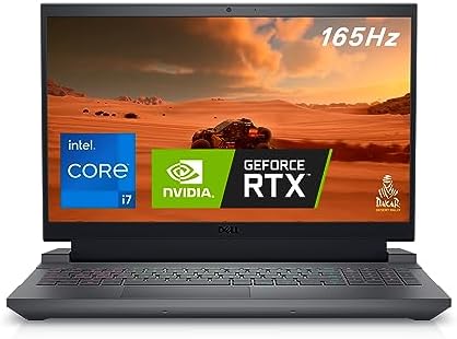 Dell G15 5530 Gaming Laptop – 15.6-inch FHD 165Hz 3ms (1920×1080) Display, Intel Core i7-13650HX, 16GB DDR5 RAM, 1TB SSD, NVIDIA GeForce RTX 4060 8GB GDDR6, Windows 11 Home – Dark Shadow Gray