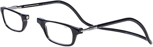 CliC Magnetic Reading Glasses Computer Readers Replaceable Lens Adjustable Temples Original