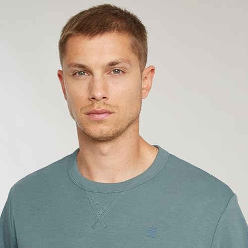 G-Star Herren Nifous T-Shirt, Grau (Bolt Grey D24449-C812-1466), M – Ansicht 5