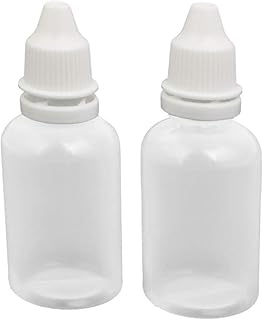 New Lon0167 30ml PE Featured Plastic Squeezable Dropper reliable efficacy Dropping Bottle Container Red White 2pcs(id:3c1 4b d5 a8f)