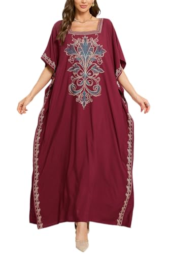 Vestido de playa maxi kaftan para atardeceres en el chiringuito y paseos junto al mar