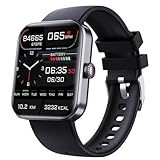 SWZEC Cozey Maison GLUCOWATCH – Reloj Medidor para Un Control De Salud (Negro)