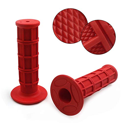 image for BAIONE Worldmotop Motorcycle Handlebar Grips Non-Slip Soft Rubber Grip