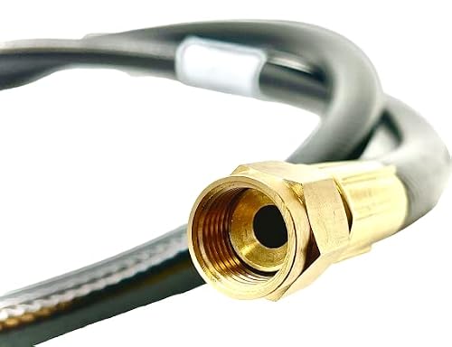 South Bend Components 1/2" ID Propane/Natural Gas/Air Hose with two 1/2"Female Flare Fittings, Suitable for RV systems and more (10 feet long) - Thumbnail 3