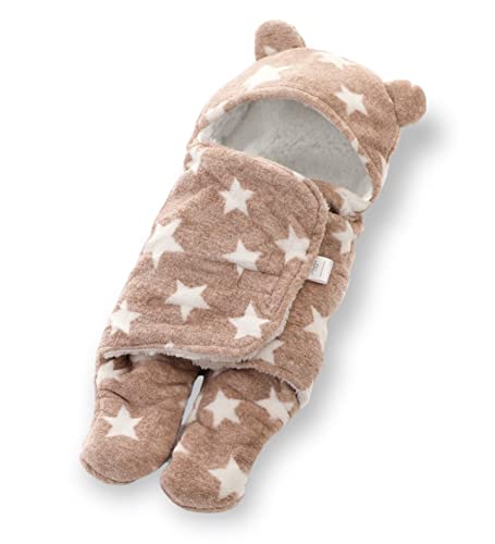 Image of BRANDONN Baby Blanket Newborn Gift Pack of Swaddle Wrapper, 0-9 Months, Length 68 cm x Width 68 cm