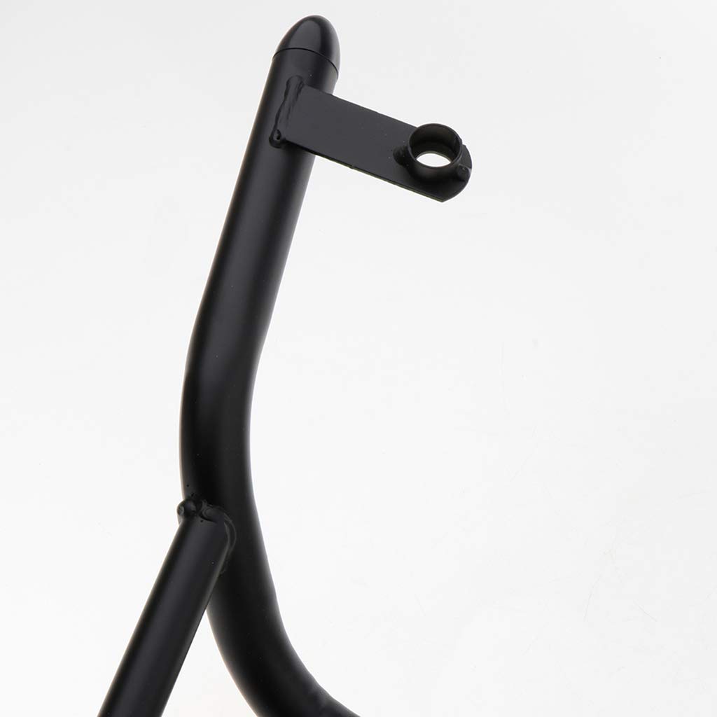 gazechimp Support De Support De Support De Porte-Bagage Arrière pour Scooter Yamaha, Argent/Noir - Noir