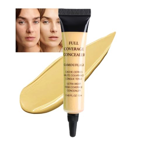 Under Eye Concealer for Women, 24 Hour Yellow Full Coverage Brigh...