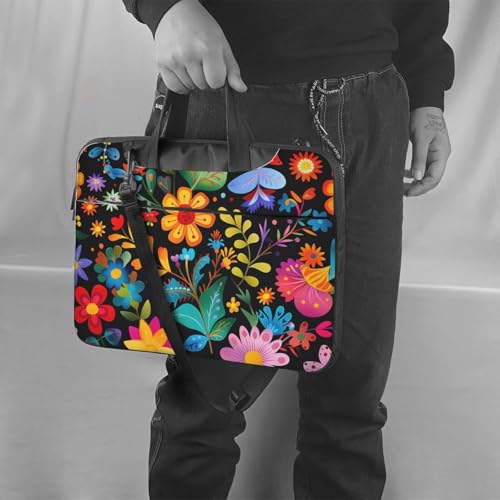 Maletín para portátiles 14 pulgadas con diseño floral miniatura 2