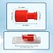 Hynec Luer Stopper Red Closing Cones, 100-Pack, EO-Sterilized Luer Lock Caps – Combination Dual Function for Male/Female Connectors