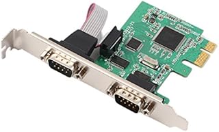 axGear Serial PCI-E Controller Card DB9 Com Port PCI Express Adapter 2 Ports RS-232 DB9