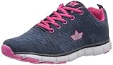 Nylon mit Synthetik-Besätzen Lico Linda Damen Walkingschuhe, Marine/ Blau/ Pink, 41 EU