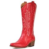 IUV Cowboy Boots For Women Western Cowgirl Boots with...