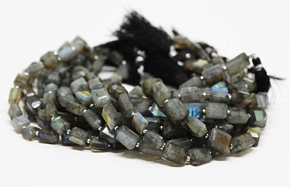 Labradorite facettée perles de 9-12MM en pierres naturelles pour création DIY