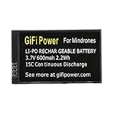 OocciShopp Batería Lipo de Repuesto de 3,7 V 600 Mah, batería de Drone de Gran Capacidad para Parrot Minidrones Mambo,...