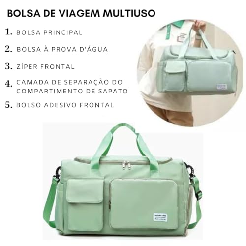 Bolsa Mala Feminina Academia Esportiva Viagem, Bolsa esportiva de viagem, ideal Para Suas Viagens, B
