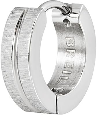 BREIL - LOOP steel earrings for men
