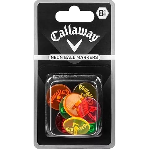 Callaway Neon Golf Ball Markers, 8-Pack Cover