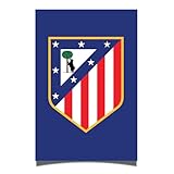 Desert Cactus Atletico Madrid Poster Atleti de Madrid Spanish Football Club Soccer 11 x 17 Inch Room Office Décor Decoration Official Fan Gear (11x17 inch,Version G)
