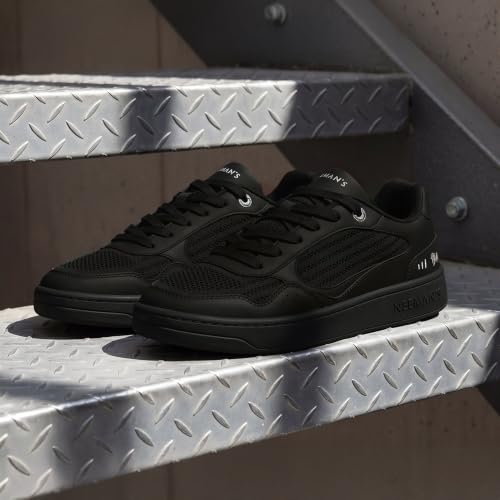 Image of Neeman's Remix Modish Sneakers for Men & Women | Retro Inspired Y2K Streetwear Unisex Casual Shoes | Breathable Knit Upper with Dual Density Cushioning | Lightweight Comfortable Lace- Up Footwear