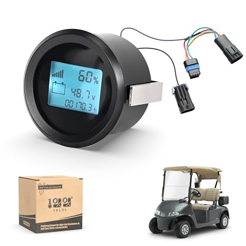 10L0L Golf Cart Battery Monitor for EZGO RXV 2008-2018