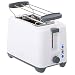 Produktbild 2 Scheiben Toaster 1000Watt Doppelt Toast Toastautomat Küchenzubehör inklusive Brötchenwärmer mit Krümelschublade Sandwich Weiss