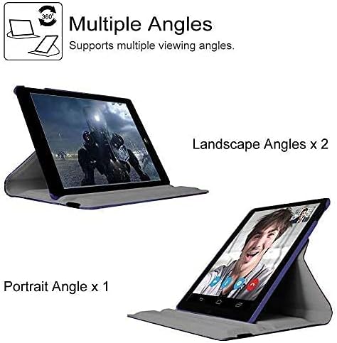 New iPad 9.7 2018 2017 / iPad Air 2 Case - 360 Degree Rotating Stand Protective Cover with Auto Sleep Wake for iPad 9.7 inch 6th Gen, 5th Gen/ iPad Air 2/ iPad Air (Stained Glass)