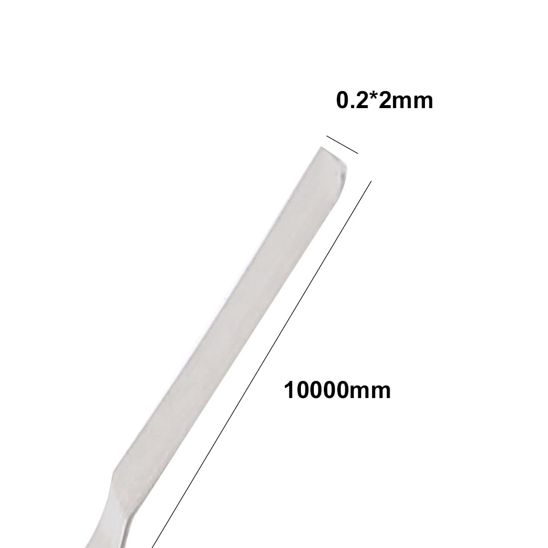 TOP-VIGOR 0.2x2mm Heating Resistor Wire, 10M Wrapping Nichrome Resistance Wire for Heating Elements DIY Projects - Image 2