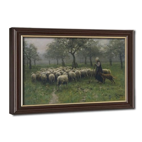 Affiches sur toile Anton Mauve avec cadre à suspendre pour décorer facilement un mur vide