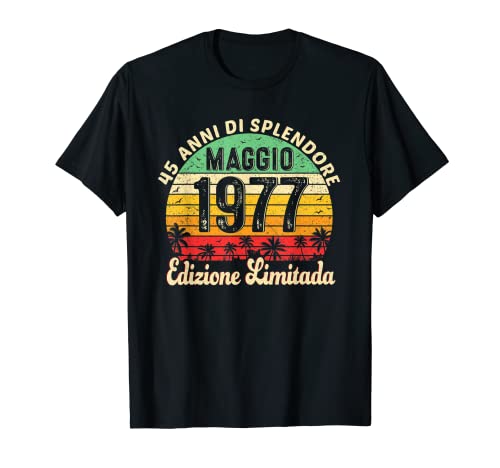Vintage Maggio 1977 Edizione Limitada 45 Anni