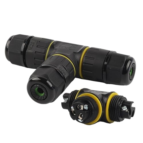 Connecteur étanche IP68 M20 pour l'éclairage de jardin et terrasse en T