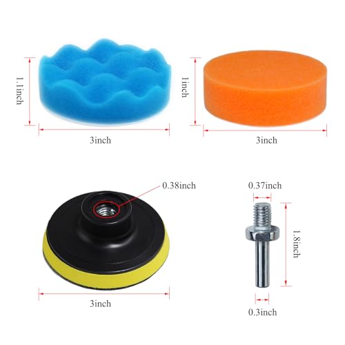 Car Foam Polishing Buffing Kit 27 Pcs