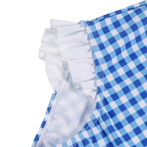 LIZENS One Piece Swimsuit for Girls Swimwear with Ruffled Children Bathing Suit4