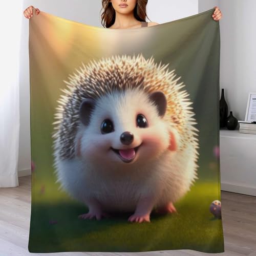 Tapis douillet hérisson couverture thermique chaude et facile à manipuler