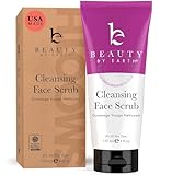Exfoliating Face Wash & Exfoliating Face Scrub (2 in 1) - USA Made with Natural & Organic Ingredients Facial Exfoliator Scrub for Men & Women, Reveals a Smooth & Radiant Looking Skin, Exfoliant Visage