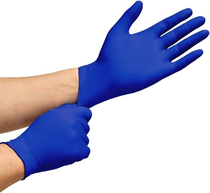 SEZNIK Nitrile Gloves Powder Free | Latex Free | Quality Stretch | Water and Tear Resistant | Ambidextrous (Large, 100 Pcs) (B0CVW8V4FV) Amazon Price History, Amazon Price Tracker