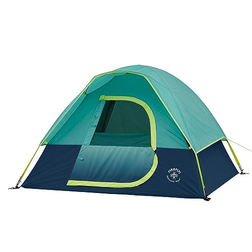 KUWAI Youth 2-Person Camping Tent - Blue/Green Color,Beach...