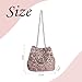 RELKLYU 1 Stück Pink Paillettenbeutel, Frauenumhängetasche, Modische Crossbody -Tasche, Einfache Und Vielseitige Crossbody -Tasche, Kleidungszubehör.
