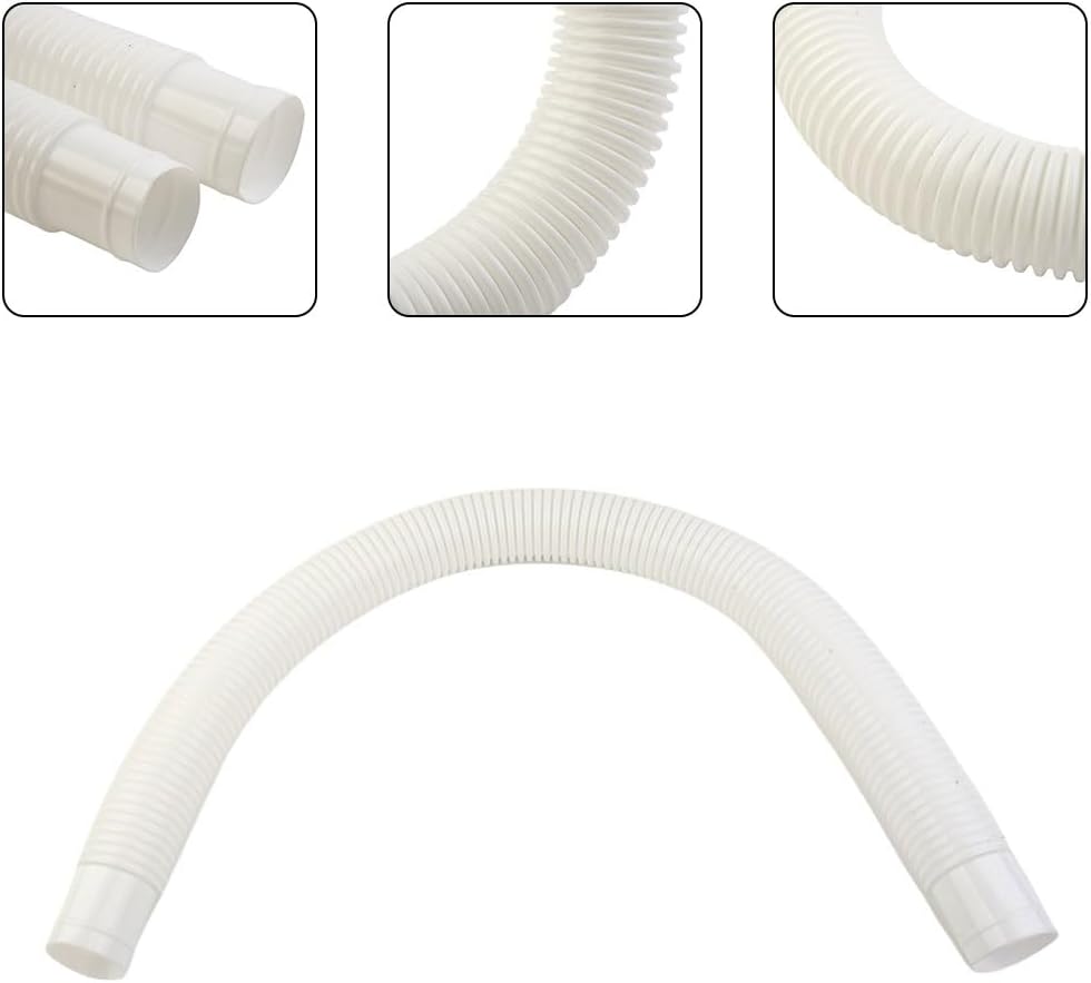 Swimming Pool Hose Replacement Hose for Skimmer Replacement Hose 10531 1.5in*3in Skimmer Hose, Above Ground Swimming Pool Skimmer Hose Pipe Spare Part(3PCS)