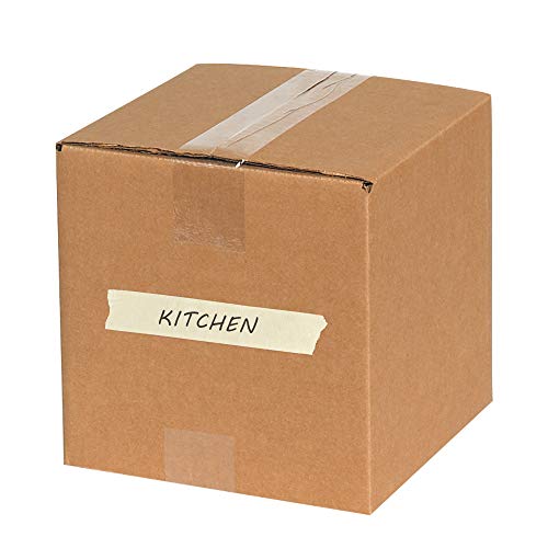 Image of Boxes Fast 301+ Masking Tape, 6.3 Mil, 1 1 /2' x 60 yds, Yellow, 12 /Case, 3M Stock# 7000124890