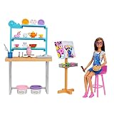 CREANDO ARTE UNA Y OTRA VEZ. Las niñas disfrutarán decorando los jarrones y haciendo impresiones en la plastilina reutilizable. El cerdito, los platos y el osito se transforman cada vez con agua fría.