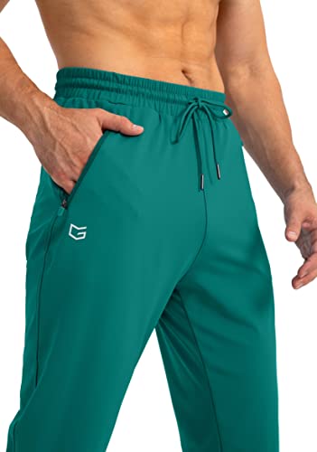G Gradual Men's Sweatpants With Zipper Pockets Tapered Joggers For Men Athletic Pants For Workout, Jogging, Running (Green, Xx-Large) #TOP3
