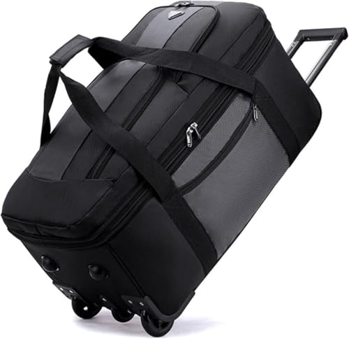 [Ambety] ����I�b�N�X�t�H�[�h���[���[�o�b�O�A�`�F�b�N�C�����s�X�[�c�P�[�X�A�܂肽���ݎ��R���p�N�g�A��e�ʁA�j�����p�A�o���A���s�A�w�Z�A���W���[�ɍœK�A�ϋv���ƐÉ�����������z�C�[���t�� (�O���[,L:45*38*78CM)