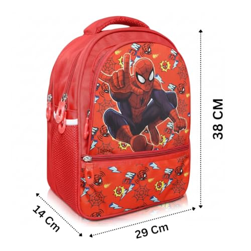 Image of Stylbase Cartoon Printed School Bag for Boys and Girls | Waterproof Backpack Bag for Travelling Sports | Kids Bag Ideal for UKG Nursery 1st Class | School Bags for 5 7 Years 15 Inches