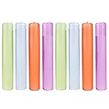 SHENGQIPC Reusable Ice Sticks - Pack of 8, Colorful Ice Packs for Water Bottles
