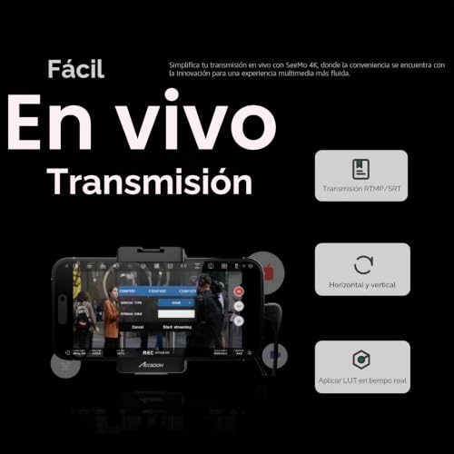 Miniatura 6 de Accsoon Seemo 4k 2160p30fps Cámara Hdmi De Vídeo Adaptador Mfi Iphone Ipad, Monitor Uhd Para Ios, Transmisión En Vivo, Lector De Tarjetas Sd Usb Card Compatible Con Batería Np-F