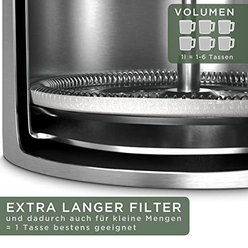French Press Kaffeebereiter WALDWERK French Press (1L)
