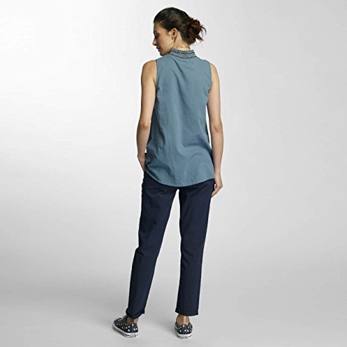 VERO MODA Vmdonny NW Belted Chino Ankle Pants Pantalones, Azul (Navy Blazer), 36 /L32 (Talla del Fabricante: Small) para Mujer